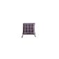HomeMaison.com HM69451639 Galette chair padded Polyester / Cotton Grey 40 x 40 cm (Housewares)