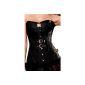 r-dessous vintage corsage corset bustier black Corsagentop Gothic Steampunk (Textiles)