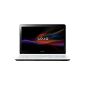 Sony VAIO SVF1521N4EW 39.5 cm (15.5 inches) notebook (Intel Core i5-3337U, 1.8GHz, 8GB RAM, 750GB HDD, Intel HD 4000, NVIDIA GF GT 740M (1GB), Win 8, Blu-ray burner ) white (Personal Computers)