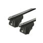 Aurilis - Trek CC - Roof Bars - for vehicles with roof rails, rails, reling - for Chevrolet Captiva (steep Rear 5-door) - Year: since 2006 - Approved by TÜV / GS - Max .: 100 kg (Automotive)