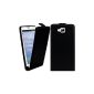 kwmobile® Leatherette Flip Style for LG Optimus L9 II with magnetic closure in Black (Wireless Phone Accessory)