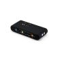 CSL - USB 7.1 external sound card (8-channel) | 7.1 Channel USB Soundbox | Dynamic 3D Surround Sound | for up to 8 speakers | simultaneous recording and playback | analogue and digital audio devices | Color: Black (Personal Computers)