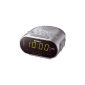 Sony ICF C 318 S Clock Radio Silver (Electronics)