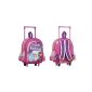 Disney - Frozen Snow Queen - Backpack with Wheels for Kids - School and Leisure (Clothing)