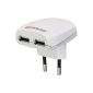 Skross ZUB-SKR-EUROUSB.W Chargers (1300mA) USB white (accessory)