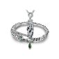 Christmas Gift NINABOX® Crystal SWAROVSKI ELEMENTS Green transparent & Novelties 2014 Series Dominator perfect woman Lovers Set sweater necklace (necklace) & Bracelet Fashion Jewelry woman plate white gold 80 cm 19 cm queen soiree TAG05098BW (Jewelry)