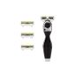 SHAVE-LAB - TWEE - Starter Set Shaver with 4 blades (Black Edition with PL4 - for women) (Health and Beauty)