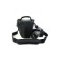 Waterproof black camera bag & rain cover for the Canon EOS 600D, 650D, 1100D, 60D, Nikon D3100,3200, D5100, D7000, Sony Alpha A37, A57, A65, A77, Olympus Fuji, Panasonic, Samsung, Pentax DSLR SLR.  (Electronics)