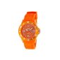 ICE-Watch - Mixed Watch - Quartz Analog - Ice-Forever - Orange - Unisex - Dial Orange - Orange Silicone Bracelet - SI.OE.US09 (Watch)