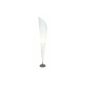 Naeve lamps Floor lamp with plastic.  Tulip / height: 162 cm / ø 30 cm, metal blank / white 210 623 (household goods)