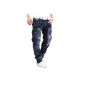 Kosmo Lupo Jeans KM020 Black [Black, W30 / L32] (Textiles)