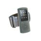 Claire iGadgitz Silicone Case Cover + Armband for Sony Walkman NWZ-E463 NWZ-E464 Series Video MP3 Player E 4GB & 8GB + screen protector (Electronics)