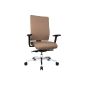 Topstar PS79BHW57 office swivel chair Sitness 70 incl. Armrests / fabric upholstery, light brown (household goods)