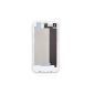Glass back cover for full High Quality White Iphone 4 with preassembled chassis (Electronics)