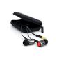 CSL 670 in Ear Earphones Alu incl carrying case |. Headphones with transducer EP Powerbass and ribbon cable | Noise Reduction | Aluminium enclosures | Model 2015 | (Electronics)