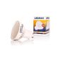 Ledman GU10 LED lamp spotlight 450lm - 24 SMDs - 120 ° viewing angle - GU10 base - 230 - 4.5 Watt with protective glass warm white