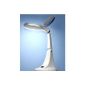 Cold light table magnifying lamp 12W RT-2100 with 90mm lens 3 + 12-diopter White (Electronics)