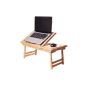 Folding bed table for laptop / notebook -Comfortable 17 + tiroir.Plateau breakfast-breakfast at laptop lit.Table for bed / Sofa, Adjustable, Notebook stand, wooden table for reading, Rack, Folding Table