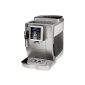 DeLonghi ECAM 23.420.SW fully automatic coffee machine (1.8 l, frother) silver-white (household goods)