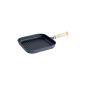 Karcher 122128 Cast aluminum grill pan with wooden handle, dark blue (household goods)
