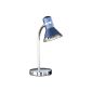 Honsel lights 59821 table lamp chrome blue (household goods)
