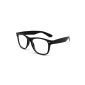 Fashion Fun Unisex Clear Lens nerd geek glasses glasses (Textiles)