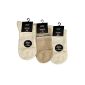Lot of 6 pairs of high quality short socks - combed cotton - without sewing or elastic - man (Clothing)