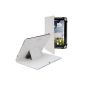 Universal synthetic leather 10.1 inch Case Cover White Case Cover Stand for Archos 101 Internet Tablet, 10 
