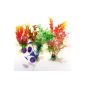 10x Water Plants Artificial aquarium plants plant 10er Set Decoration Fish Tank (Misc.)