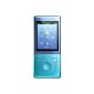 Sony NWZ-E474L.9CEW MP3 / MP4 earphones included 8GB Blue (Electronics)