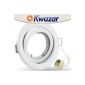K-19 Swivel recessed spotlight GU10 230V recessed spot color white.  Ideal for LED and halogen.
