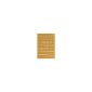 Numbers 12mm 0-9 gold Prismaticfolie 1 sheet / 1Pack (Office supplies & stationery)