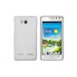 mumbi Cases Huawei Ascend G615 G600 Case (hard back) White (Electronics)