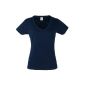 Fruit Of The Loom Lady-Fit Value Weight T-Shirt Women, V-Neck (Textiles)