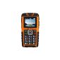 ITTM outdoor mobile phone without branding (Dual SIM, Bluetooth, SOS, IP57 waterproof, shockproof) orange / black (Electronics)