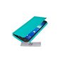 Case Cover Turquoise ExtraSlim Core 4G LTE Samsung Galaxy G386F + SM-3 and PEN FILM OFFERED!  (Electronic devices)