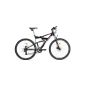 Mountaineer aluminum mountain bike 28 inches /MTX.280/, disc brake, 21 speed Shimano Altus, full suspension (equipment)