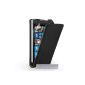 Caseflex Hull Nokia Lumia 930 Black Real Genuine Leather Case Cover Valve (Accessory)