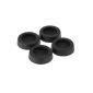 Inline rubber feet - for PC housing - 4 Pack - Black (Personal Computers)