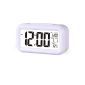 LYEP Candy Colors baby child with backlight Alarm clock / temperature - sleep comfort - 4 colors (white) (Kitchen)