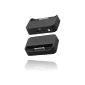 Dock / desktop charger for Apple iPhone 4 / 4G, black, with USB data cable (electronics)