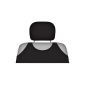 ZentimeX Z713033 headrest covers cotton black