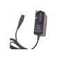 Aukru 220V power supply Travel Charger 7.5W (15V / 0.5A) for Philips shaver HQ, HS, RQ, AT, PT, QT series, Philips PT860 / 16, AT750, AT751, AT752, AT753, AT890 , AT891, AT893, AT940 as HQ8505, CRP136 (Electronics)