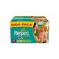 Pampers - 81336801 - Baby Dry Diapers - Size 4 + - + Maxi 9-20 kg - Gigapack x 135 (Health and Beauty)