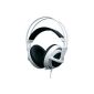 SteelSeries Siberia v2 Full-size Headset with Micro USB PC Gaming virtual surround - White (Accessory)