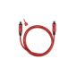 Oehlbach Opto Star Optical digital cable red 4:00 m (accessories)
