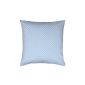 Fleuresse Damask 703 137 Fb. 2 pillowcase 40 x 40 cm, with hotel closure, blue (household goods)