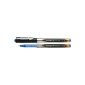 Schneider Novus Vertriebs - SCHNEIDER roller pen ink XTRA 805 Needle Point, blue line width: 0.5 mm Body Colour: Blue Metallic / Blue (8053) (Office Supplies)