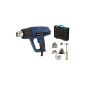 Einhell BT-HA 2000/1 heat gun, max.  2.000 W, 2 heat / air volumes, incl. Wide range of accessories, in case (tool)