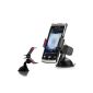 MMS - Auto Universal Car Holder Crabby SuperClaw Exomount Fixing clamp with windscreen for iPhone 4S & 5 / Samsung Galaxy S2 & S3 & S4 / HTC One / Sony Xperia / Nokia / LG / TomTom & Garmin - Black (Electronics)